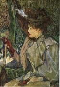 Henri De Toulouse-Lautrec Woman with Gloves oil painting artist